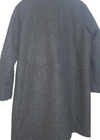 Siyah Tek Düğmeli Tedi Kaban - Görsel 3