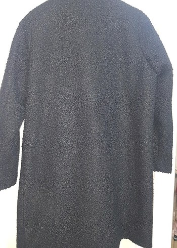 Siyah Tek Düğmeli Tedi Kaban - Görsel 4