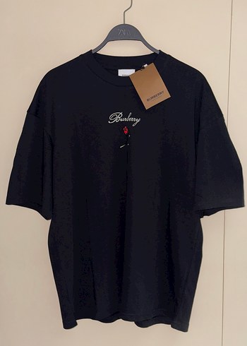 Burberry Siyah Oversize Tisort
