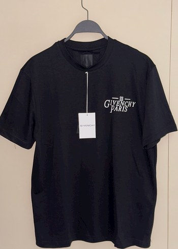 GIVENCHY Givenchy Paris Siyah Bisiklet Yaka Tisort