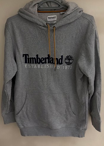 Timberland Gri Melanj Kapusonlu Sweatshirt