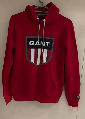 Gant Kirmizi Kapusonlu Sweatshirt