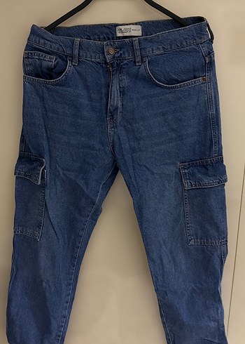 LC Waikiki Lcw Mavi Denim Cargo Pantolon