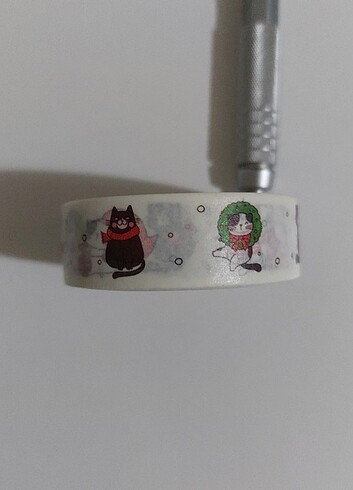Happy new year cat washi tape