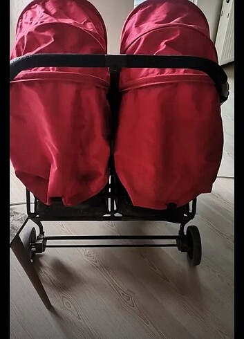15-36 kg Beden kırmızı Renk Casual ikiz bebek arabası 