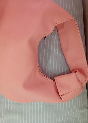 Pembe Minimalist Kadın Omuz Çantası - Görsel 2