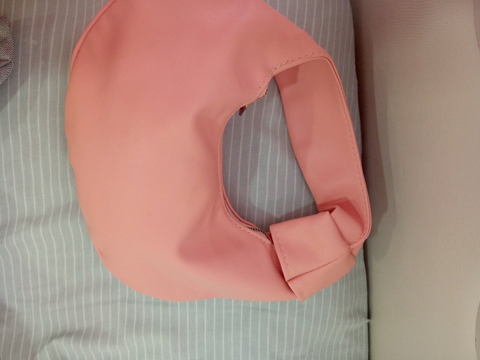 Pembe Minimalist Kadın Omuz Çantası - Görsel 2