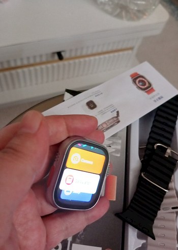 2.09 inç ekranlı siyah akıllı saat - Görsel 4