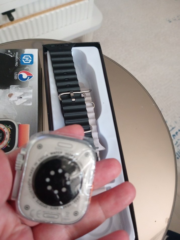 2.09 inç ekranlı siyah akıllı saat - Görsel 2