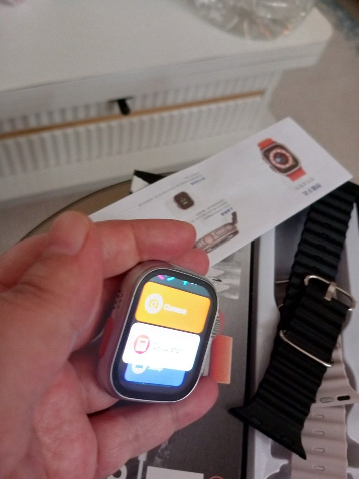 2.09 inç ekranlı siyah akıllı saat - Görsel 4