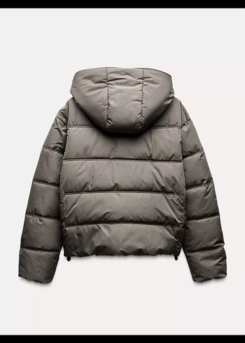 Zara Zara Kapüşonlu Kadın Kışlık Mont