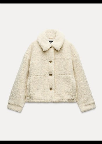 Zara Peluş Kadın Midi Kaban