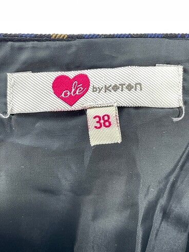 38 Beden çeşitli Renk Koton Mini Etek %70 İndirimli.