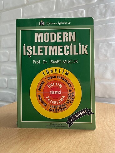 Modern İşletmecilik Yazar: İsmet Mucuk