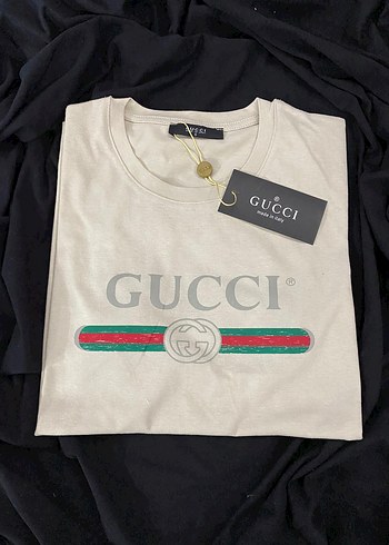 GUCCI Beyaz Pamuklu Erkek Tişört
