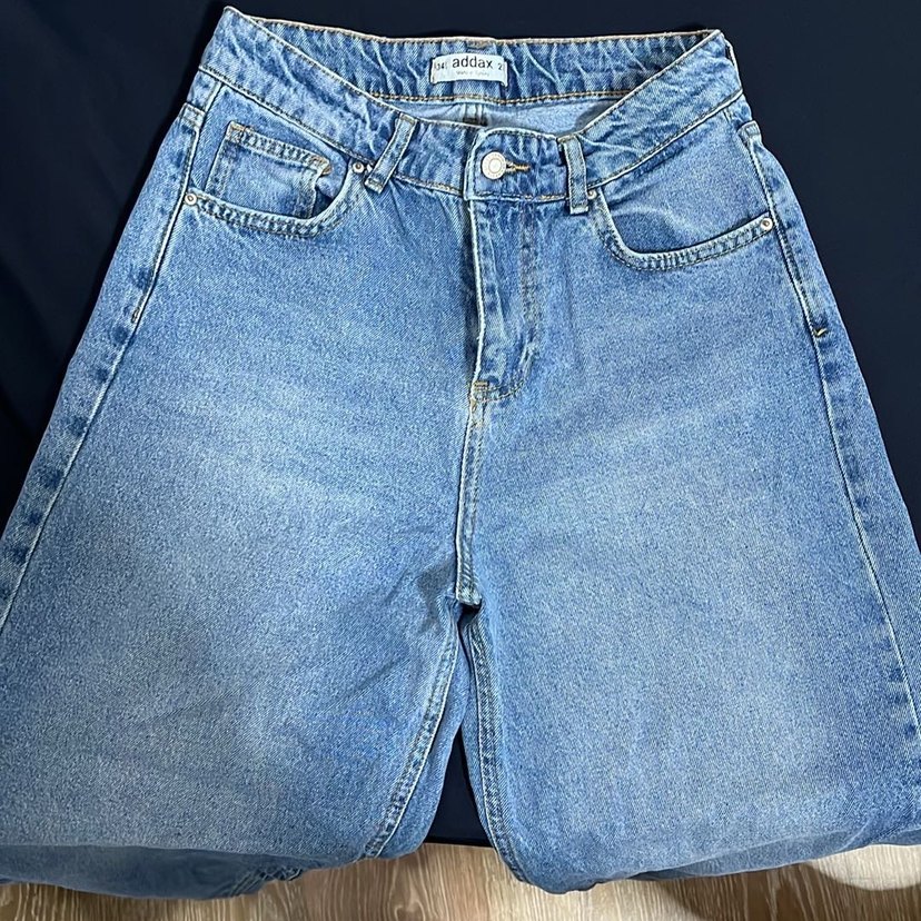 Açık Mavi Rahat Kesim Denim Jean — görsel 2/7