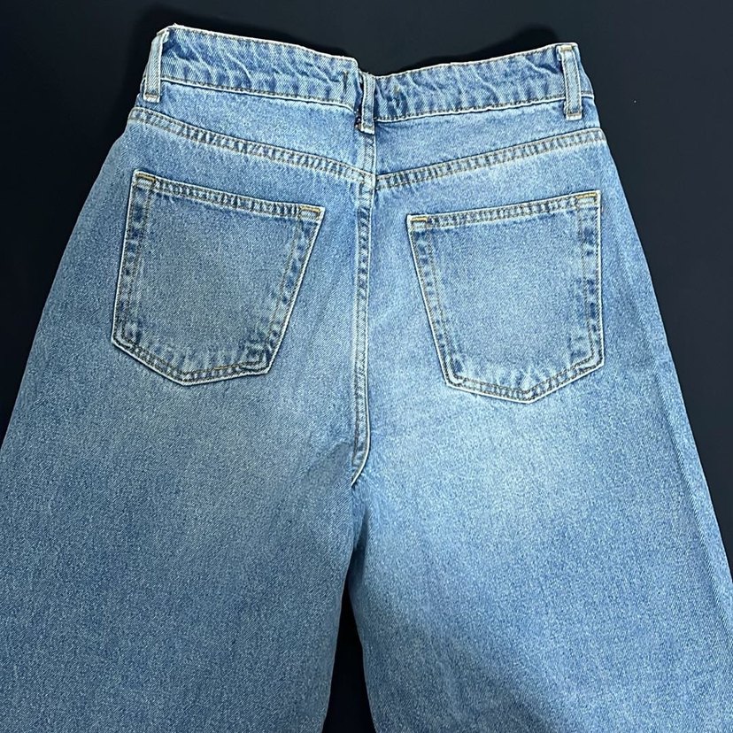 Açık Mavi Rahat Kesim Denim Jean — görsel 5/7