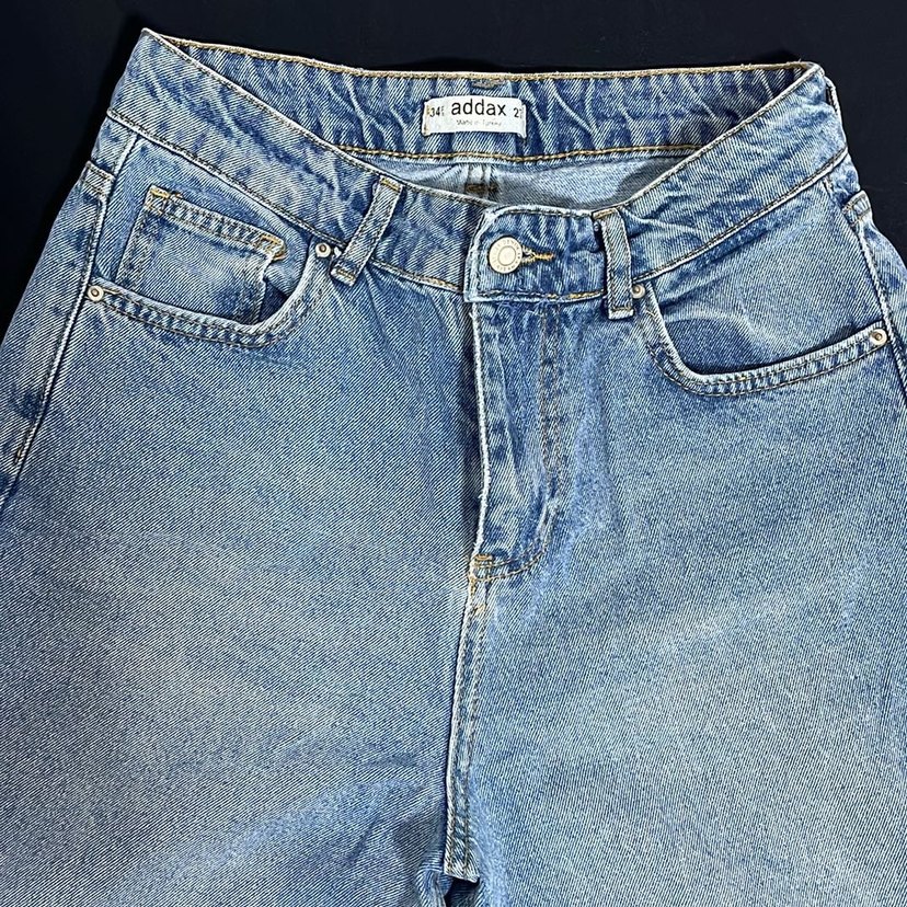 Açık Mavi Rahat Kesim Denim Jean — görsel 3/7