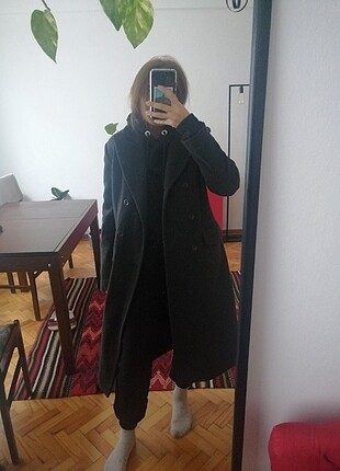 Kaşe uzun kaban