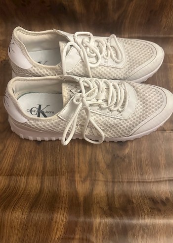 Calvin Klein Ck Jeans Beyaz Orgu Sneaker