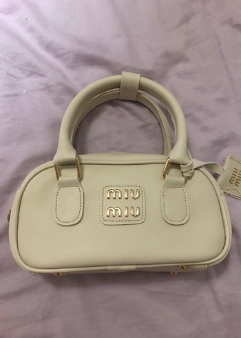 Miu Miu Beyaz Deri Kadın Çanta - Görsel 2