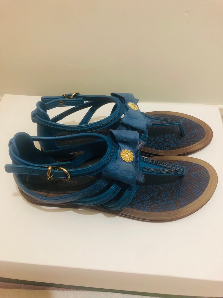 Mavi Yumuşacık sandalet - Görsel 2