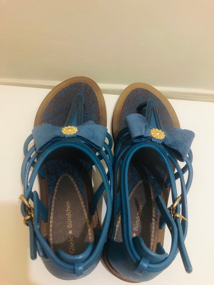 Mavi Yumuşacık sandalet - Görsel 3