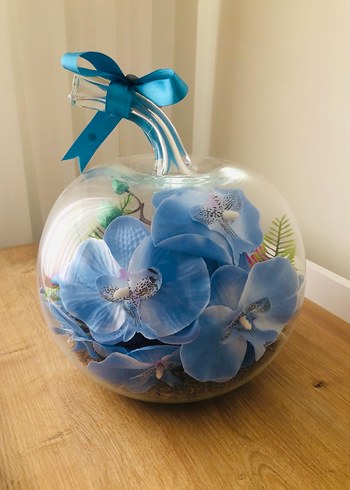 Renkli Mavi Bebek Figürlü Dekoratif Küre - Görsel 2