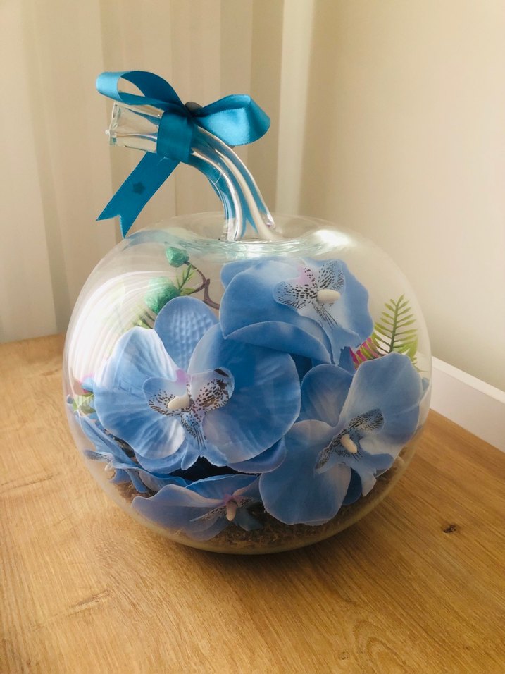 Renkli Mavi Bebek Figürlü Dekoratif Küre - Görsel 2