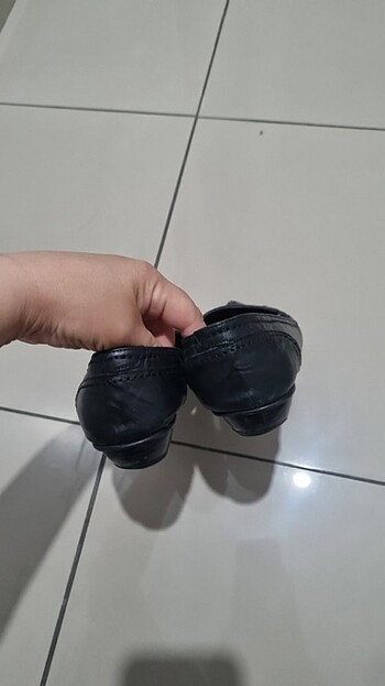 38 Beden siyah Renk Deri ayakkabı