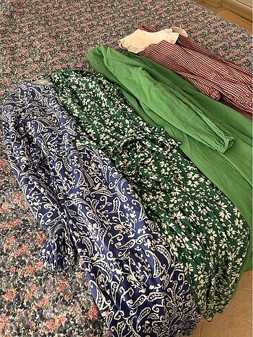 m Beden yeşil Renk Lcw oversize elbise