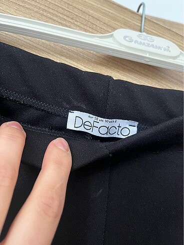 Defacto Defacto İspanyol paça siyah pantolon