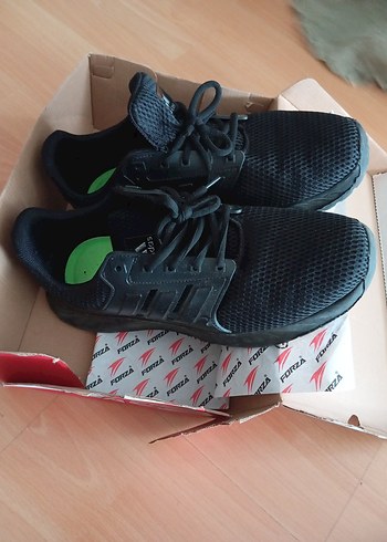 Siyah Adidas Erkek Spor Ayakkabı Detaylı - Görsel 4