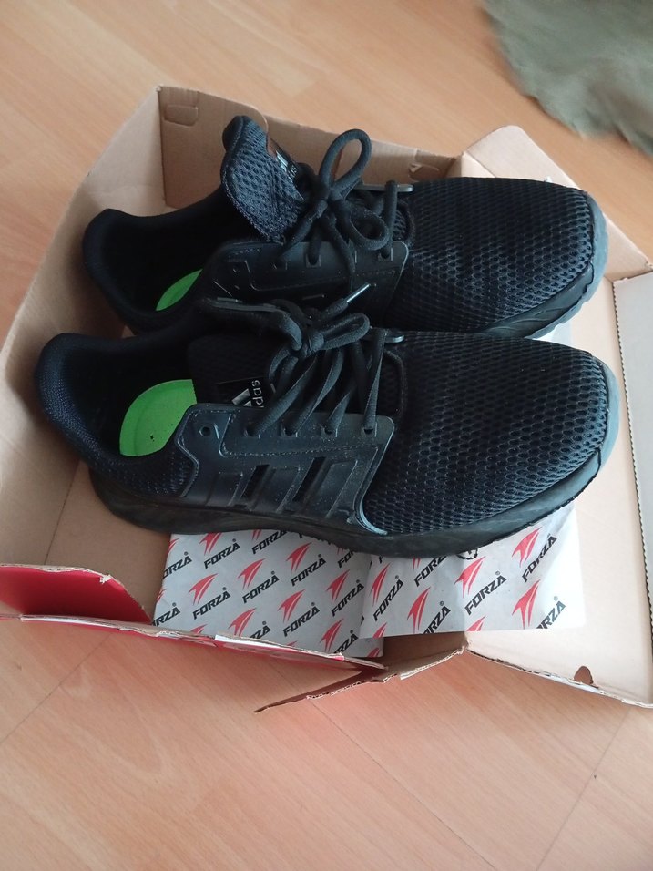 Siyah Adidas Erkek Spor Ayakkabı Detaylı - Görsel 4