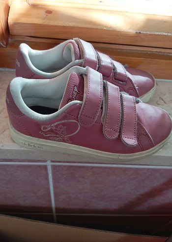 Kız Çocuk DİSNEY Pembe Cırt Cırtlı Spor Ayakkabı - Görsel 2