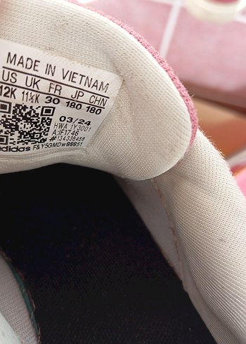 Kız Çocuk DİSNEY Pembe Cırt Cırtlı Spor Ayakkabı - Görsel 4