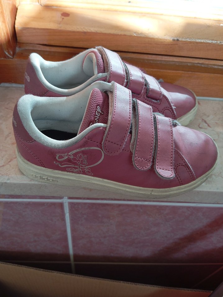 Kız Çocuk DİSNEY Pembe Cırt Cırtlı Spor Ayakkabı - Görsel 2