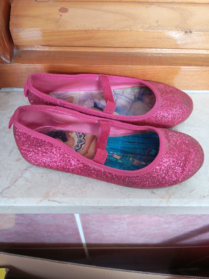 Kız Çocuk Parlak Pembe Babet Ayakkabı - Görsel 3