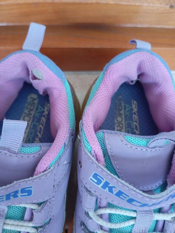 Kız Çocuk Mor Bağcıklı Velcro Spor Ayakkabı - Görsel 4