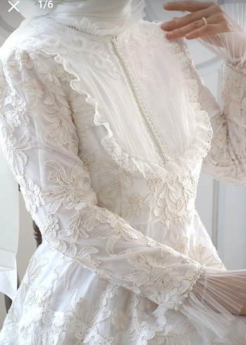 Diğer Tesettur Nikah Elbisesi Elegant Elbise