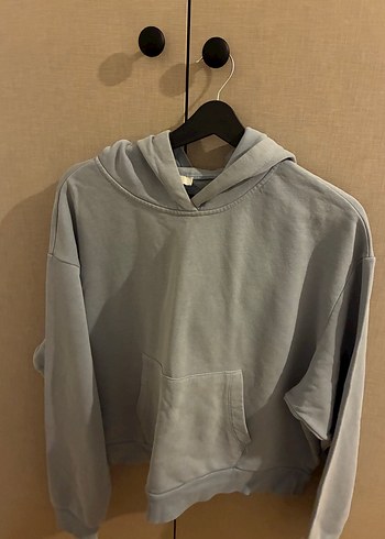 Mavi Jeans Gri Kapusonlu Rahat Sweatshirt