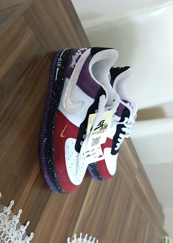 Nike Air Force 1 Renkli Bloklu Sneaker