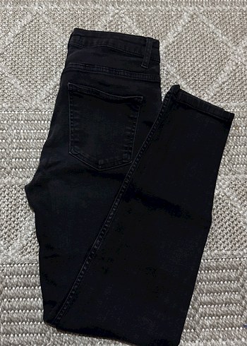 Diğer Siyah Dar Kesim Denim Jean