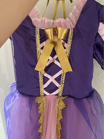 6 Yaş Beden Rapunzel kostüm