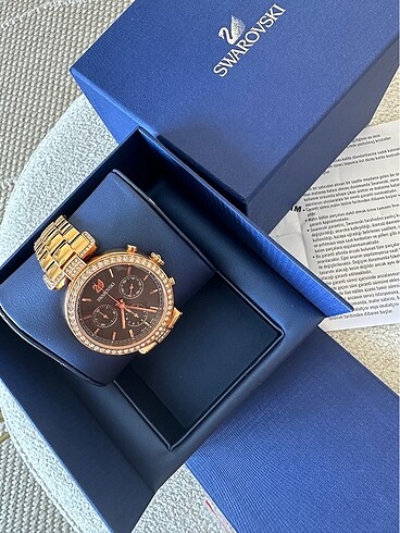 SWAROVSKI ROSE GOLD ORJİNAL SAAT