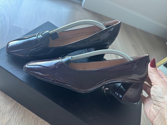 ZARA BORDO TOPUKLU