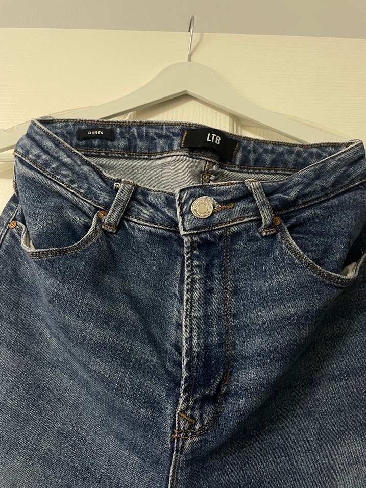 Kadın Mavi Denim Normal Boy Jean - Görsel 2