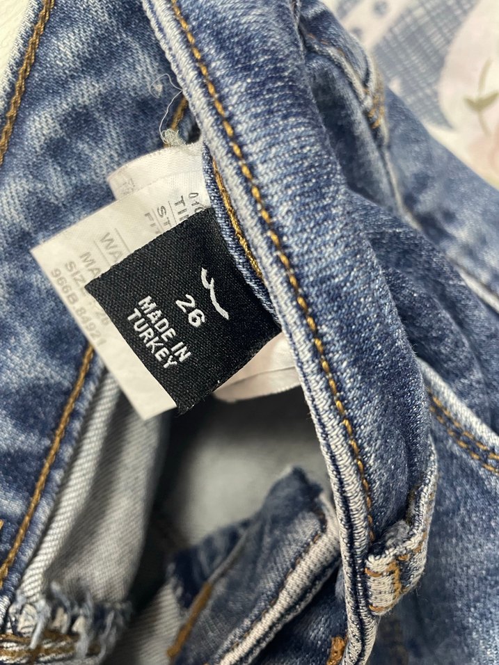 Kadın Mavi Denim Normal Boy Jean - Görsel 3
