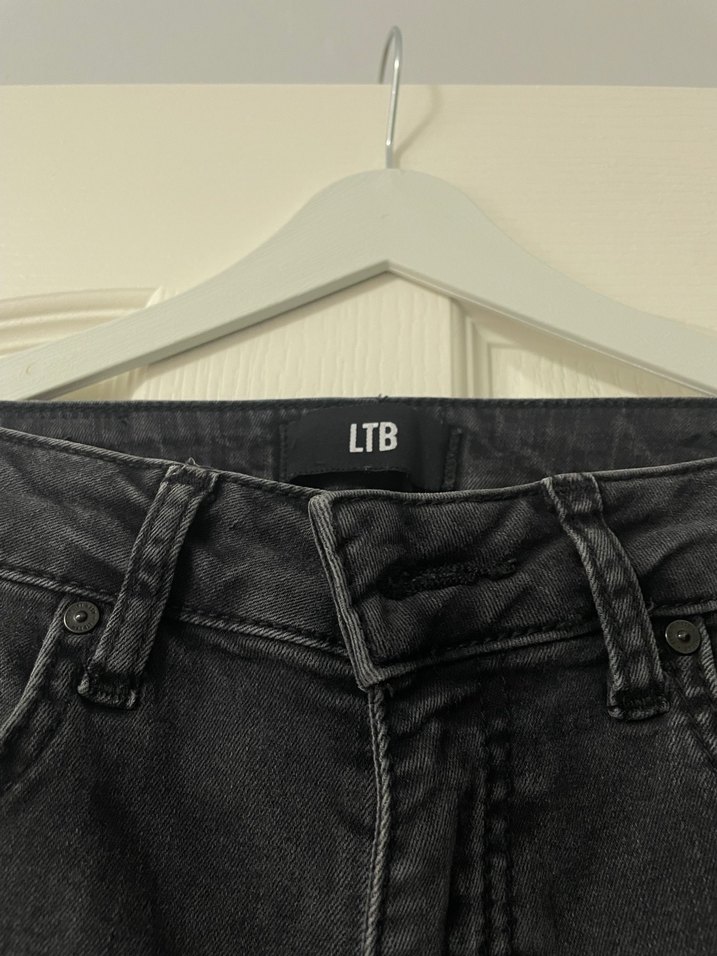 Siyah Kadın Denim Pantolon - Görsel 2