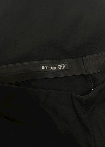 Siyah Kadın Midi İspanyol Paça Spor Pantolon - Görsel 3